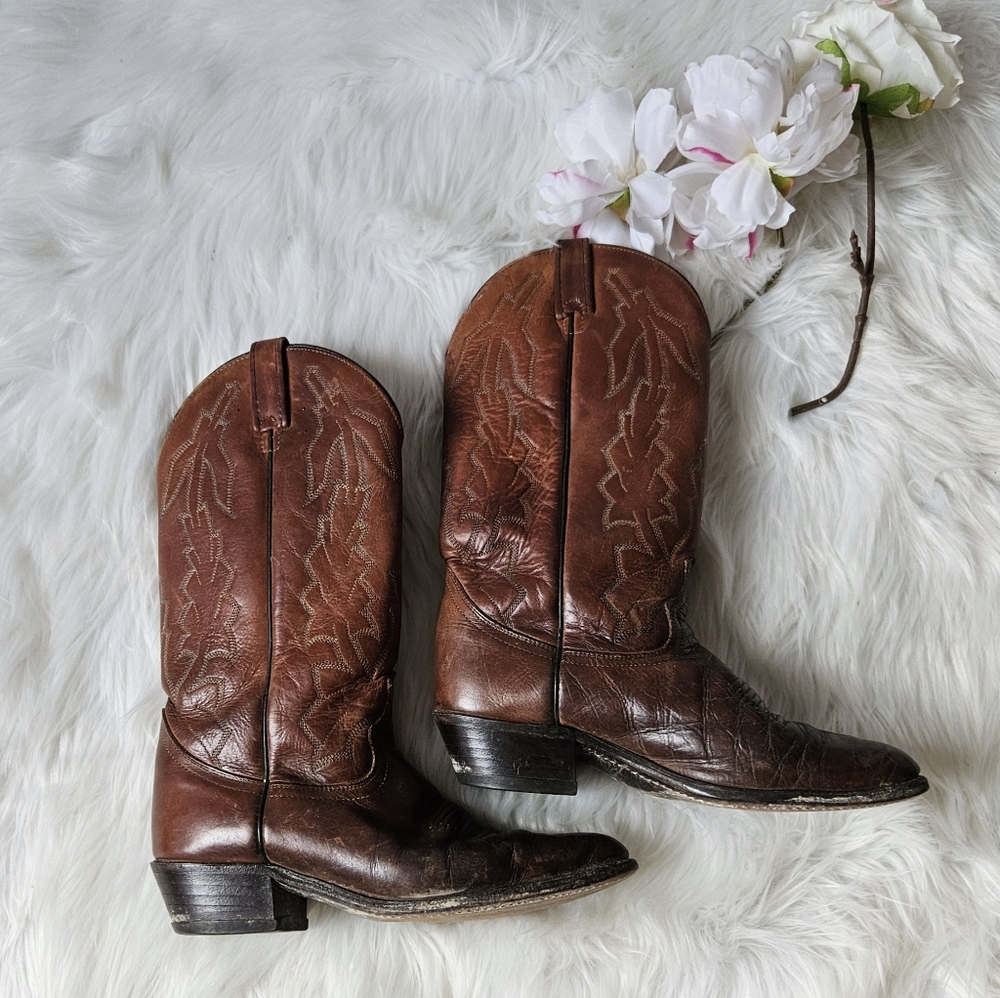 Dan Post 8.5D Cowboy Boots - Picture 2 of 5